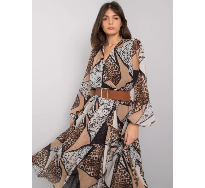 Šaty LC SK 22K 3038.78P čierna a béžová