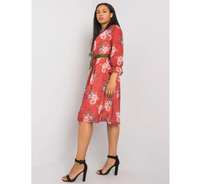 Šaty LK SK 507267.28 bordová Šaty LK SK 507267.28 bordová