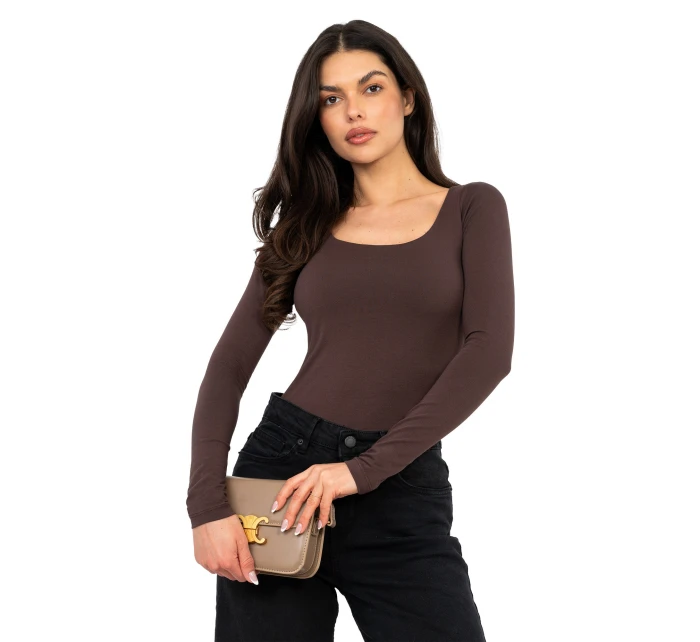 Blúzka RV BZ A1193.26 tmavohnedá