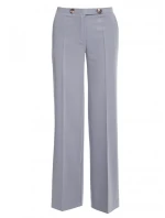 Klasické kalhoty s rovnými nohavicemi šedá model 18003687 - Makover Klasické kalhoty s rovnými nohavicemi šedá model 18003687 - Makover