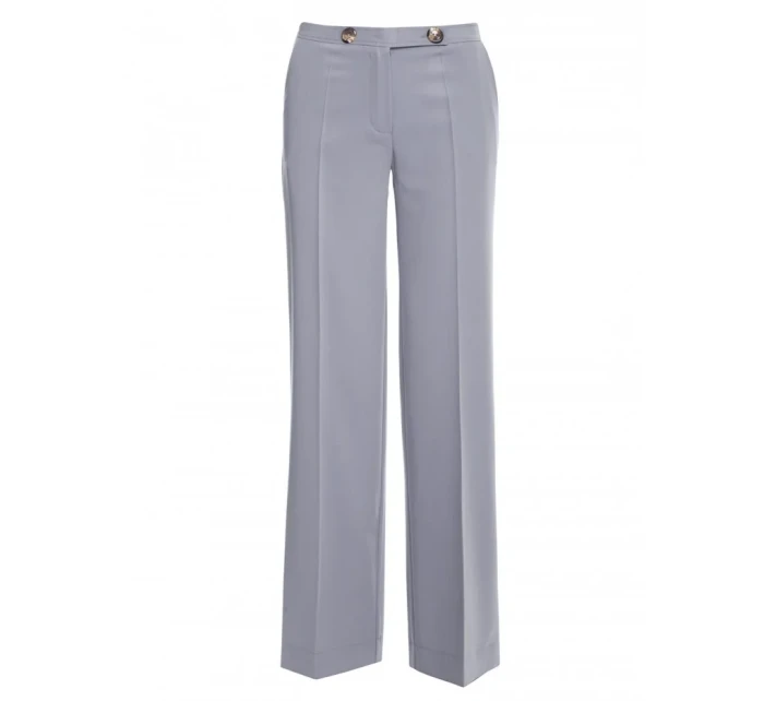 Klasické kalhoty s rovnými nohavicemi šedá model 18003687 - Makover Klasické kalhoty s rovnými nohavicemi šedá model 18003687 - Makover