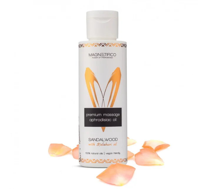 Prémiový afrodiziakálny masážny olej Sandalwood 100 ml - Valavani Prémiový afrodiziakálny masážny olej Sandalwood 100 ml - Valavani