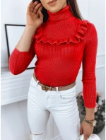 Dámský svetr NOAH červený Dstreet model 21964220 - FashionStreet Dámský svetr NOAH červený Dstreet model 21964220 - FashionStreet