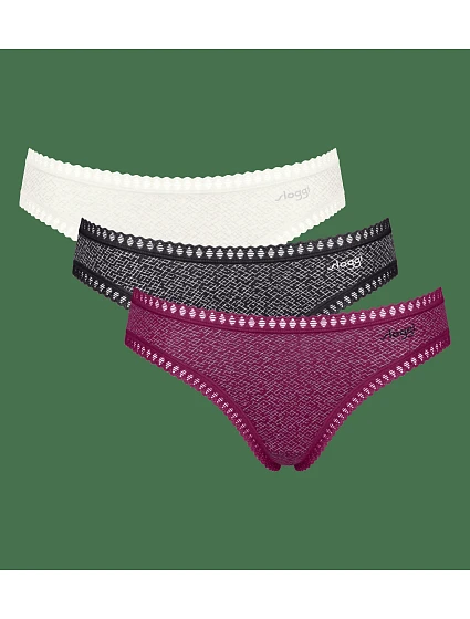sloggi GO Crush Mini C3P – čierna kombinácia – SLOGGI čierna kombinácia – SLOGGI sloggi GO Crush Mini C3P – čierna kombinácia – SLOGGI čierna kombinácia – SLOGGI