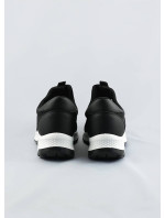 Čierne dámske topánky slip-on (C1003)