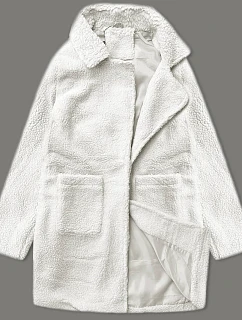 Dámska bunda z ovčej kože J Style ecru (5M3239-281)