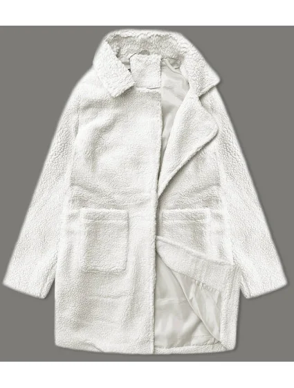 Dámska jahňacia bunda vo farbe ecru J Style (5M3239-281) Dámska jahňacia bunda vo farbe ecru J Style (5M3239-281)