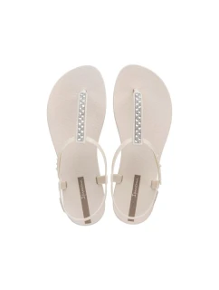 Ipanema Sandal Class women's beige flip flops sandals with cubic zirconia women's