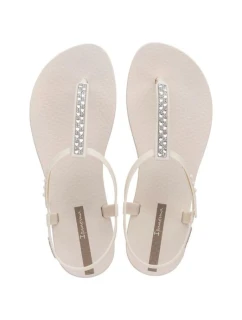 Ipanema Sandal Class women's beige flip flops sandals with cubic zirconia women's