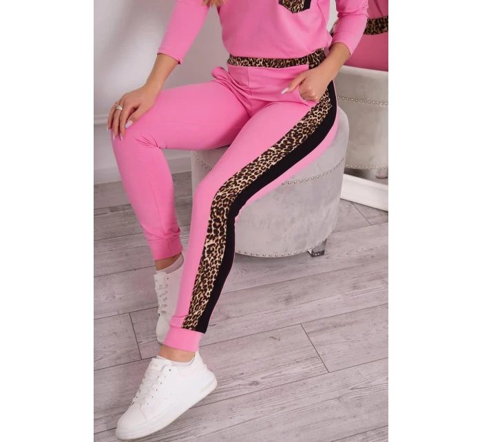 Leopardia sada svetlo ružová