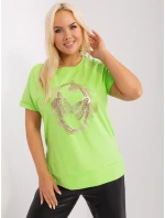Bluzka RV BZ model 19915286 limonkowy - FPrice Bluzka RV BZ model 19915286 limonkowy - FPrice