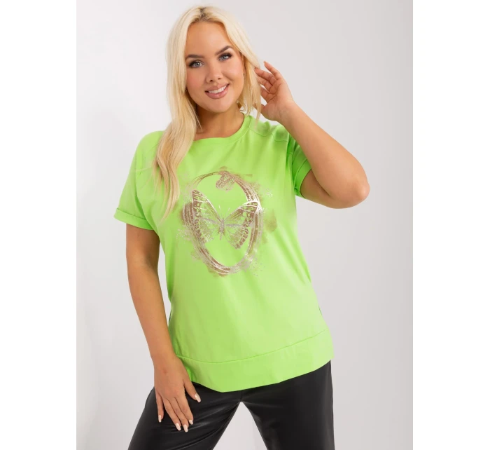 Bluzka RV BZ model 19915286 limonkowy - FPrice Bluzka RV BZ model 19915286 limonkowy - FPrice