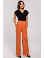 S206 Top s čipkovým výstrihom - čierny