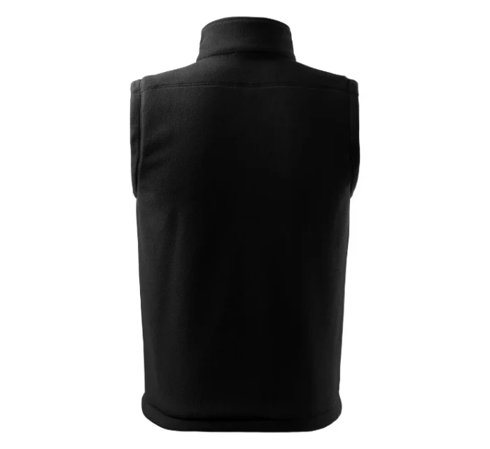 Next Fleecová vesta unisex čierna