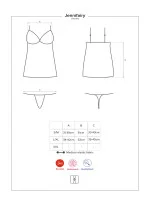 Svůdná košilka model 8730483 chemise - Obsessive