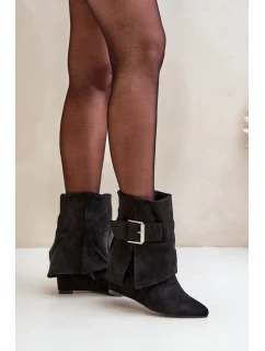 Topánky na klinovom podpätku model 203527 Step in style