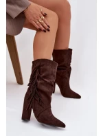 Topánky na podpätku model 221126 Krok vo veľkom štýle