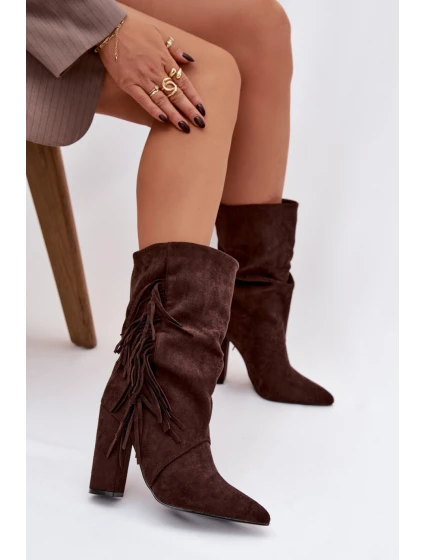 Topánky na podpätku model 221126 Krok vo veľkom štýle