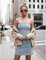 Džínové mini šaty modré Dstreet model 21988257 - FashionStreet