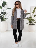 Dámská džínová bunda šedá Dstreet model 21991691 - FashionStreet Dámská džínová bunda šedá Dstreet model 21991691 - FashionStreet