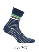 Pánske ponožky Wola Perfect Man vzorované W 94N03 Casual