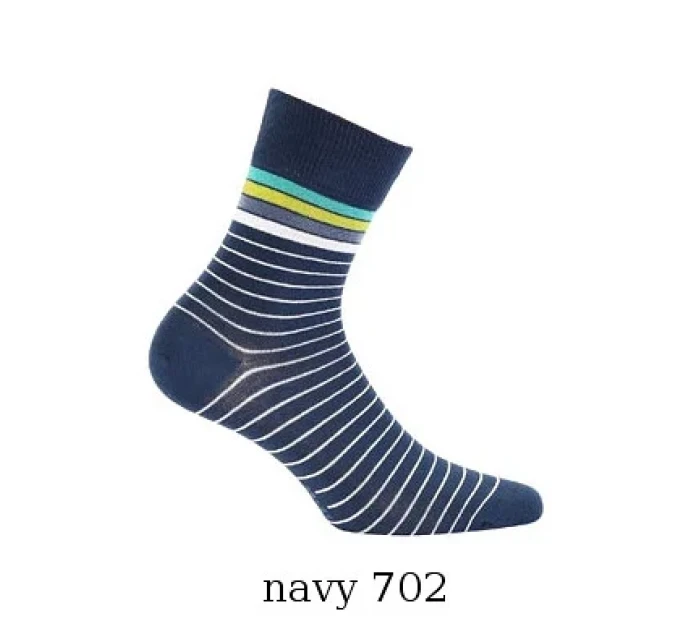 Pánske ponožky Wola Perfect Man vzorované W 94N03 Casual