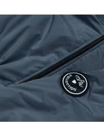 Svetlomodrá dámska oversize bunda typu parka (B8080-72) Svetlomodrá dámska oversize bunda typu parka (B8080-72)