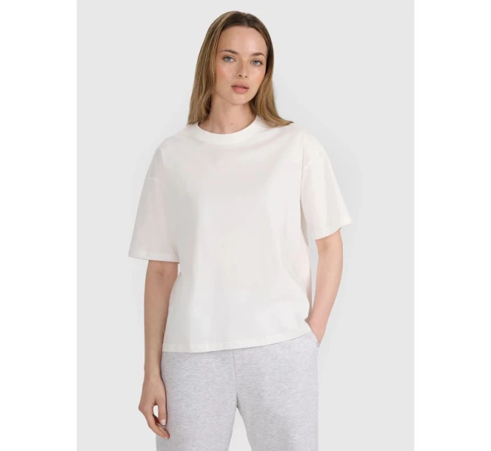 Dámské tričko oversize s potiskem model 21436786 - 4F Dámské tričko oversize s potiskem model 21436786 - 4F