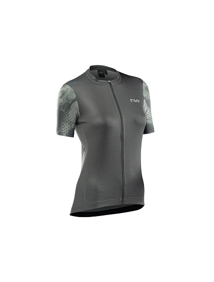 Koszulka rowerowa NORTHWAVE Origin Woman Jersey Short Sleeve zielony