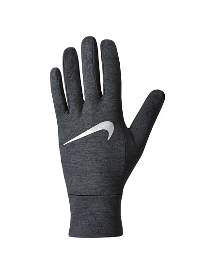 Dámské běžecké rukavice Nike Dri-Fit Fleece, šedé, model 22387593 velikost M/L