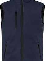 Clique Padded Softshell Vest Men – Pánska zateplená softshellová vesta 67.0958 tmavomodrá