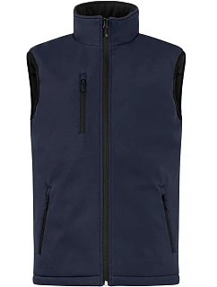Padded Softshell Vest Men Pánská zateplená softshellová vesta model 22455029 dark navy - Clique