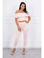 Frill set púder ružový