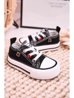 Dětské Klasické Tenisky Nízké BIG STAR model 21545367 Černé - Big Star Shoes Dětské Klasické Tenisky Nízké BIG STAR model 21545367 Černé - Big Star Shoes