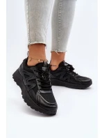 Sneakersy damskie Big Star NN274A085 Czarny Sneakersy damskie Big Star NN274A085 Czarny