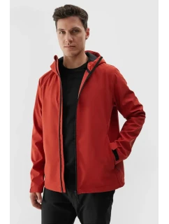 Kurtka Męska Softshell Z Kapturem 4F 4FWAW24TSOFM283-61S Czerwona