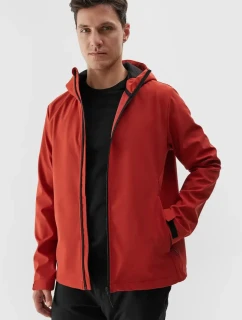 Pánská softshellová bunda s kapucí červená model 21678488 - 4F