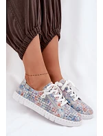 polobotky z přírodního semiše stříbrné model 22101181 - EVENTO