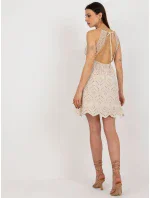 Sukienka TW SK BI model 18633941 beżowy - FPrice Sukienka TW SK BI model 18633941 beżowy - FPrice