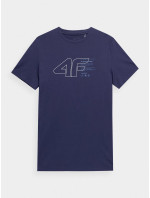 Pánske tričko 4FSS23TTSHM303-31S tmavo modré - 4F L