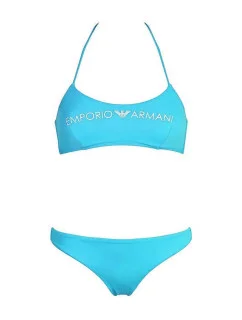 Dámske dvojdielne plavky 262618 0P313 00383 modrá - Emporio Armani