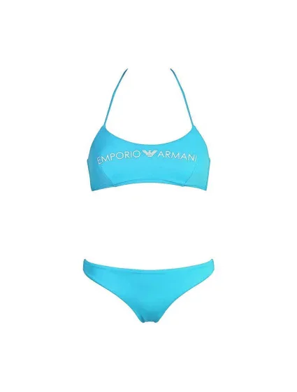 Dámské dvoudílné plavky  modrá  model 15018990 - Emporio Armani