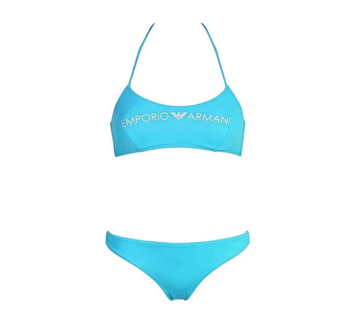 Dámské dvoudílné plavky  modrá  model 15018990 - Emporio Armani