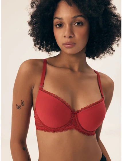 Dámská podprsenka Červená model 21873334 - Henderson Dámská podprsenka Červená model 21873334 - Henderson