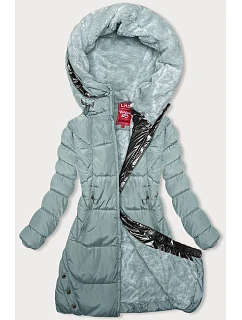 Mätová zimná bunda s kapucňou (2M-231)