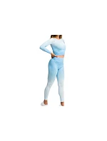 Ombre s dlouhým rukávem Modrá M model 22227291 - GymHero