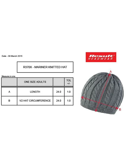 R Pletená čepice 28. navy model 22424924 - Result Headwear R Pletená čepice 28. navy model 22424924 - Result Headwear
