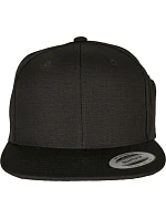 Flexfit 6089PS 6-panelová snapbacková čiapka s držiakom na pero 55.89PS čierna Flexfit 6089PS 6-panelová snapbacková čiapka s držiakom na pero 55.89PS čierna
