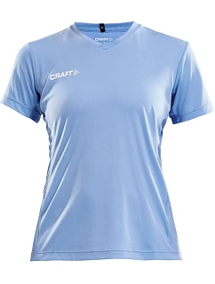 Craft Teamwear Squad Go Jersey Solid W Dámske športové tričko s výstrihom do V 82.5566 mff blue