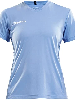 Craft Teamwear Squad Go Jersey Solid W Dámske športové tričko s výstrihom do V 82.5566 mff blue